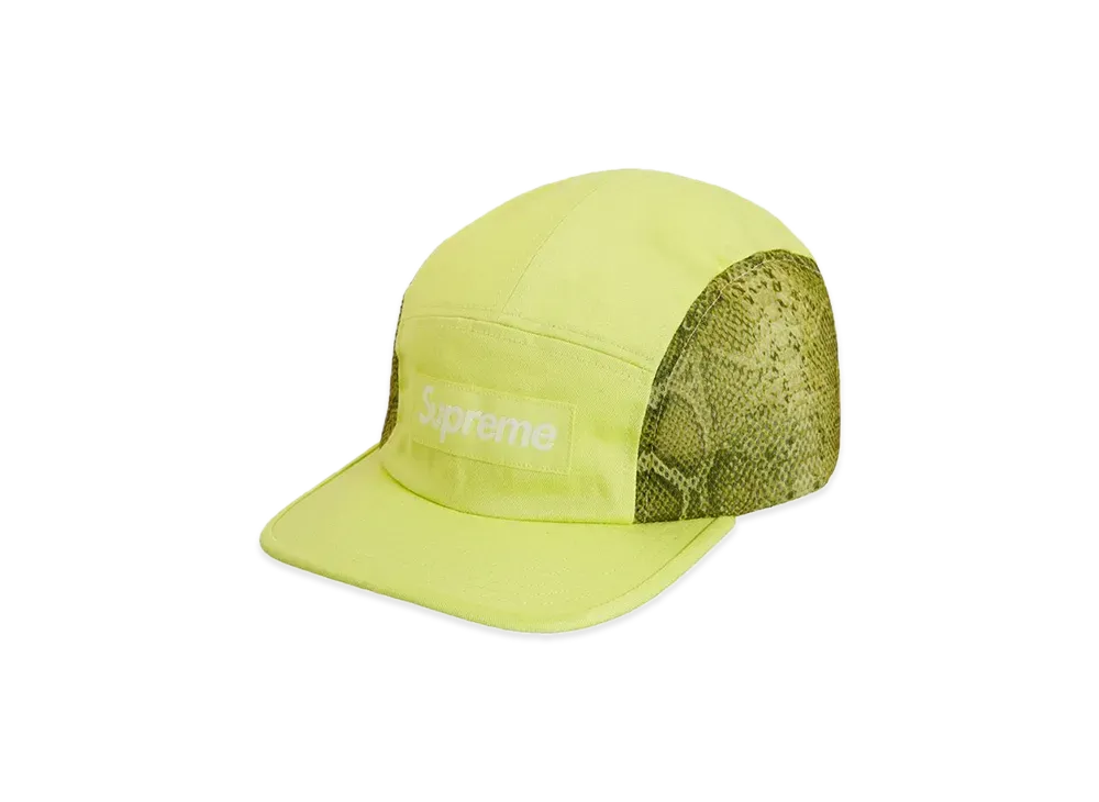 Supreme Snakeskin Mesh Camp Cap "Pale Green"