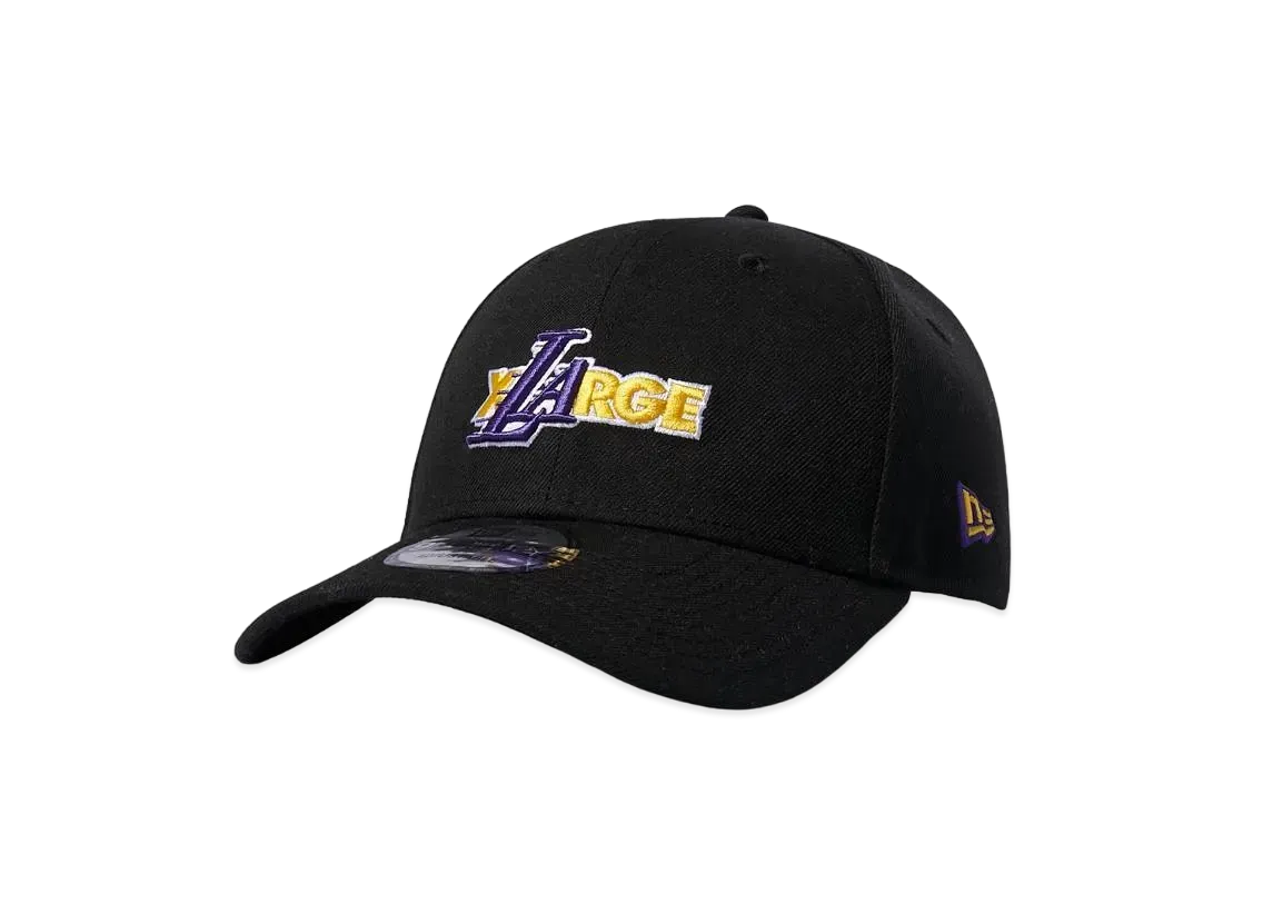 XLARGE x New Era x NBA LAKERS STANDARD LOGO SNAPBACK CAP "Black"