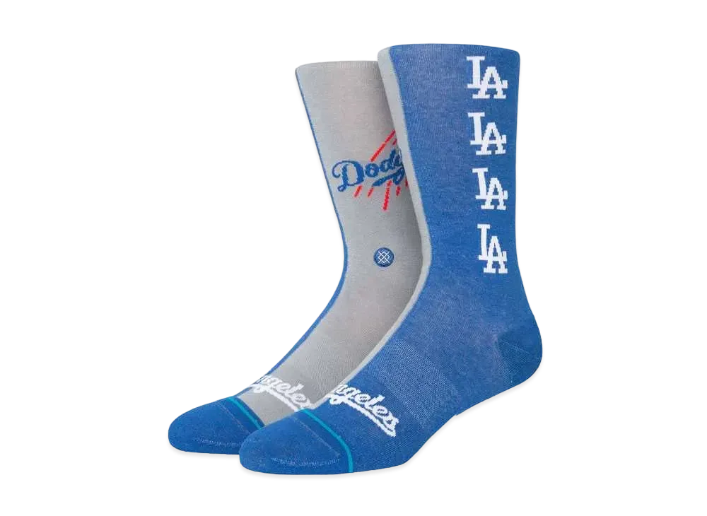 STANCE DODGERS SPLIT CREW "ROYAL"