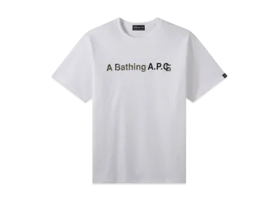 A BATHING APE x APC A BATHING APC WIDE TEE "White"