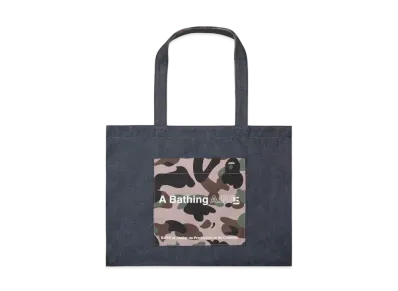 A BATHING APE x APC DENIM TOTE BAG "Indigo"