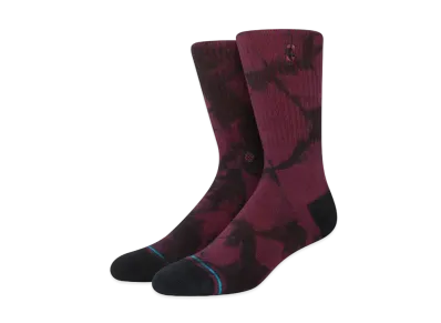 STANCE NBA LOGOMAN DYE "MAROON"