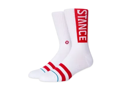 STANCE OG "WHITE/RED"