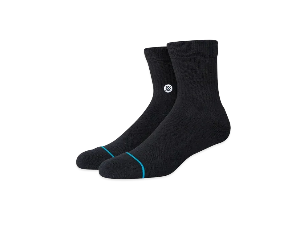 STANCE ICON QUARTER "BLACK"
