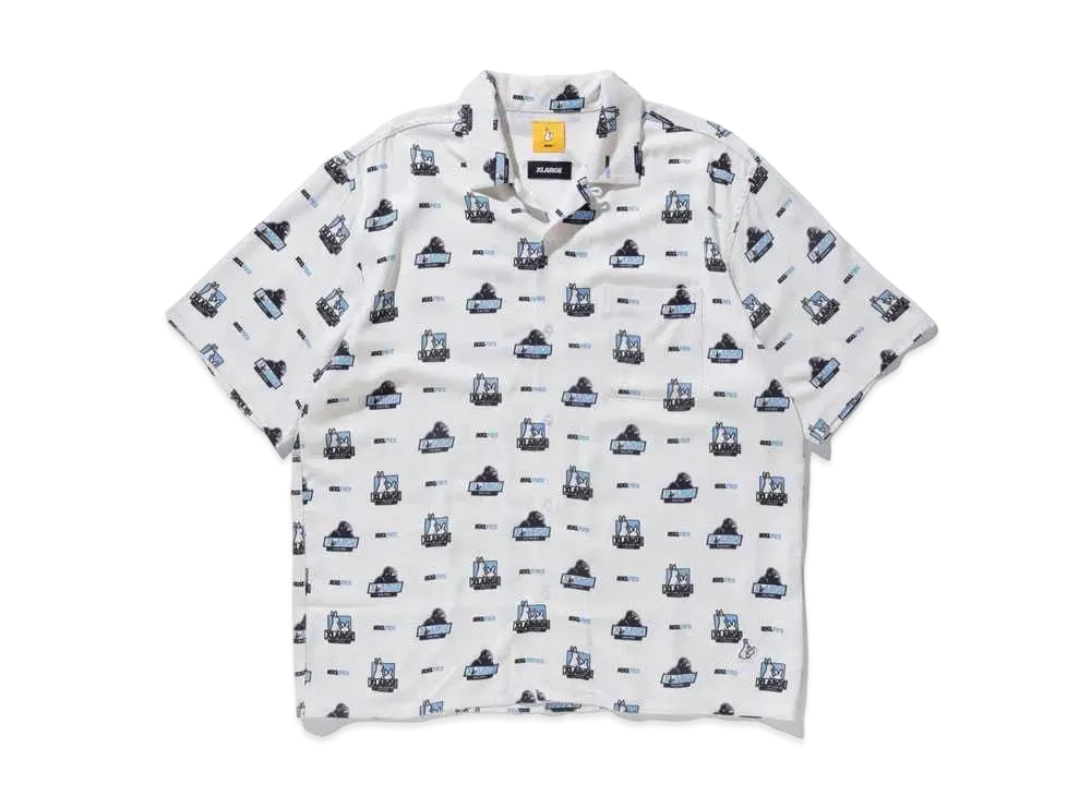 XLARGE x FR2 Icon Pattern S/S Shirt "White"