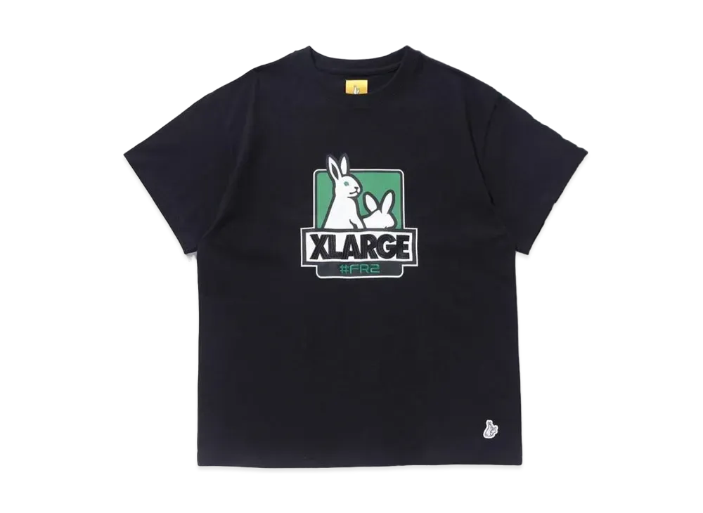 XLARGE x FR2 Box Logo S/S T-shirt "Black"