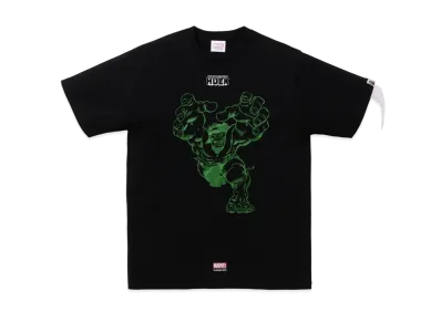 A BATHING APE HULK TEE "Black"