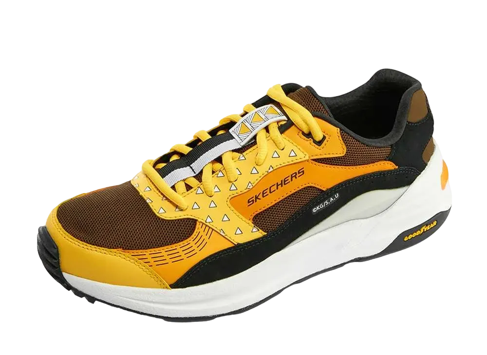 Demon Slayer × Skechers Global Jogger Zenitsu "Orange/Black"