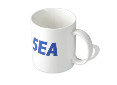 WIND AND SEA x GN5 Night And 5EA Mug "White"