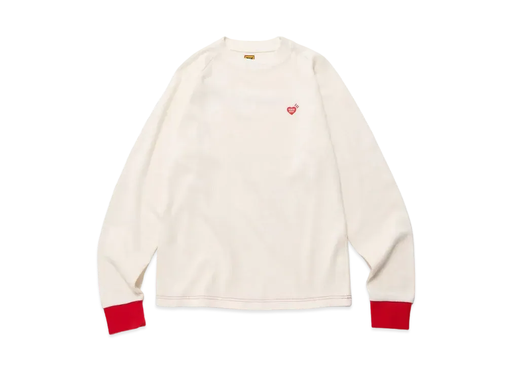 ヒューマン メイド サーマル L/S Tシャツ "ホワイト"