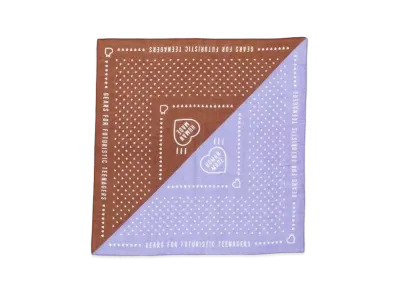 HUMAN MADE MONTHLY BANDANA SEPTEMBER "Brown"