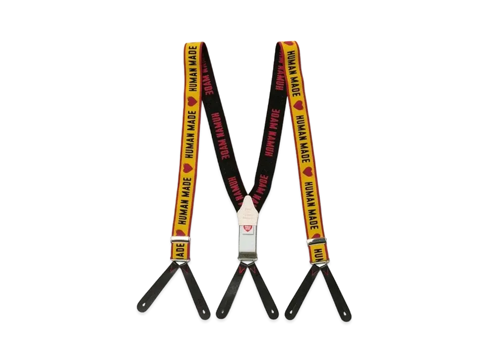 HUMAN MADE SUSPENDERS "Red"