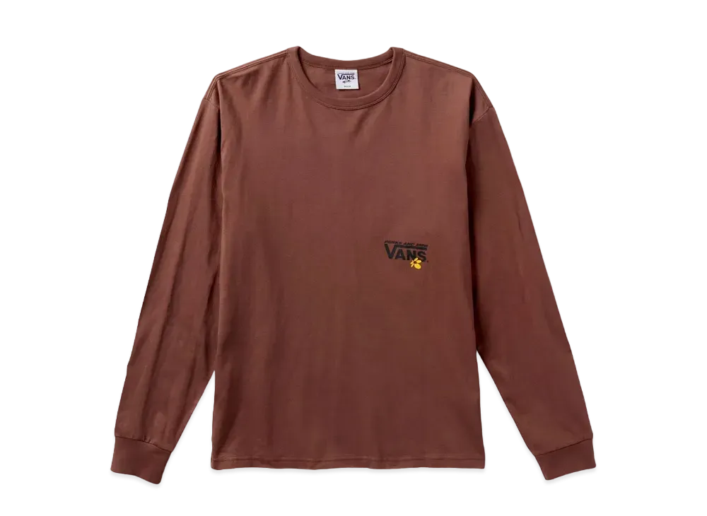 VANS x P.A.M (PERKS AND MINI) Spiral Checker LS Tee "Mustang"