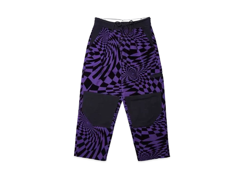 VANS x P.A.M (PERKS AND MINI) Spiral Checker Cargo Pants "Purple Check"