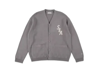 WIND AND SEA Knit Cardigan (S_E_A) "Ash Gray"
