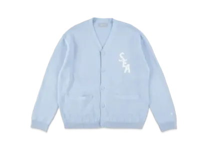 WIND AND SEA Knit Cardigan (S_E_A) "Sky Blue"