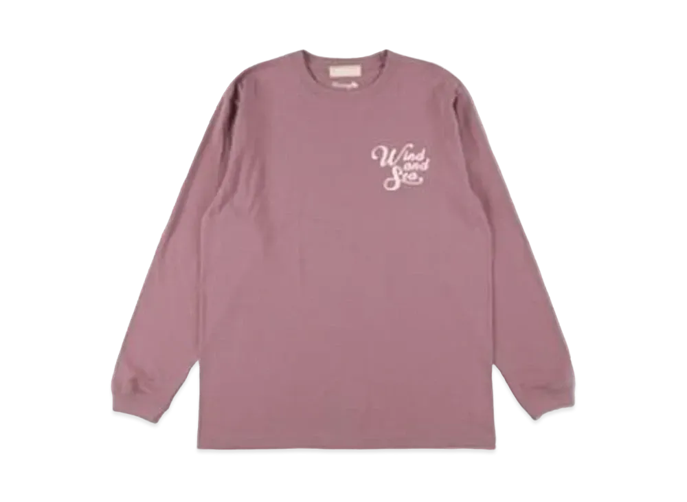 WIND AND SEA wds (n-Classic) L/S tee "Merlot"