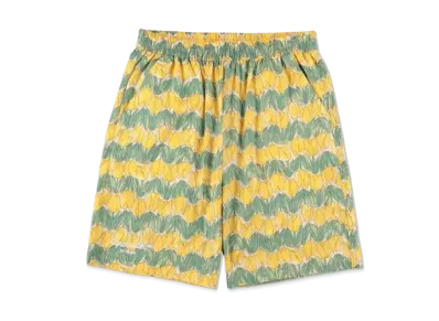 WIND AND SEA SEA (Tulipes-pattern) Shorts "Yellow"