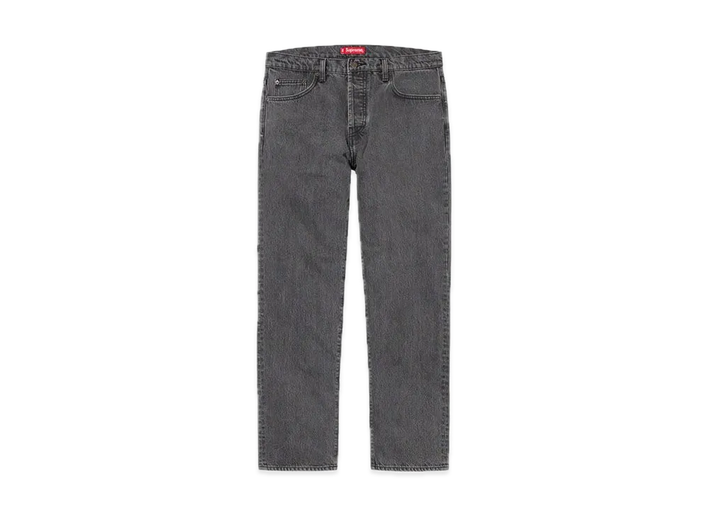 Supreme Washed Regular Jean "Black"