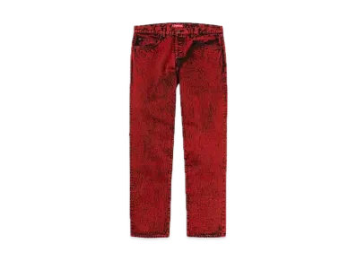 Supreme Washed Regular Jean "Red"
