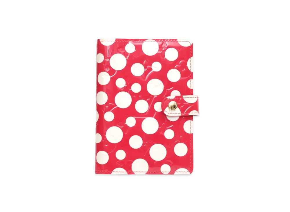 Louis Vuitton x Yayoi Kusama Monogram Vernis Dot Infinity Agenda PM "Rouge"