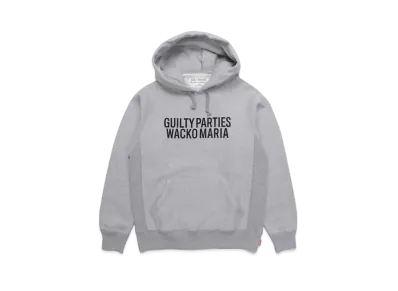 WACKO MARIA Heavy Weight Pull Over Hooded Sweat Shirt "Gray"