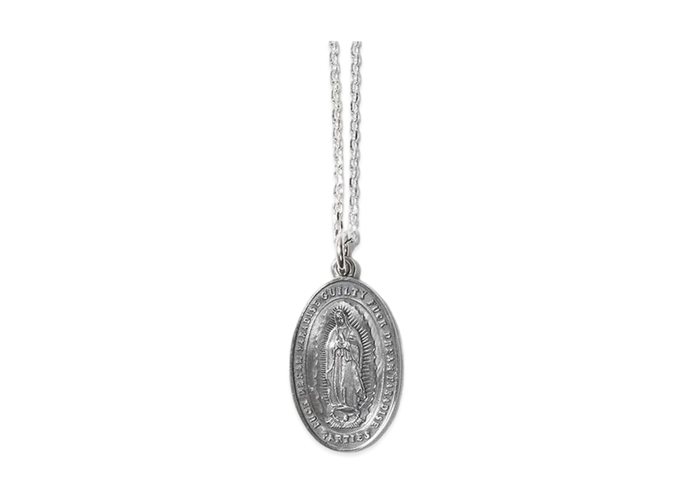 WACKO MARIA Maria Medal Necklace "Silver"