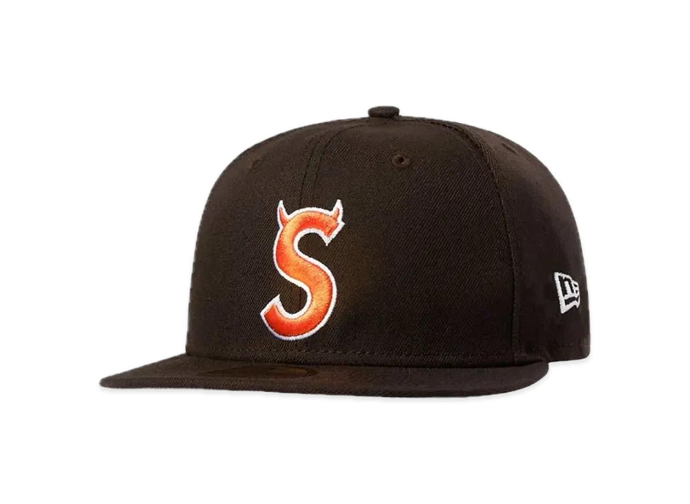 Supreme S Logo New Era "Brown" (22FW)