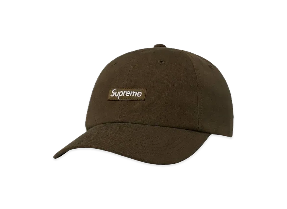 Supreme Brushed Cordura Small Box 6-Panel "Olive"