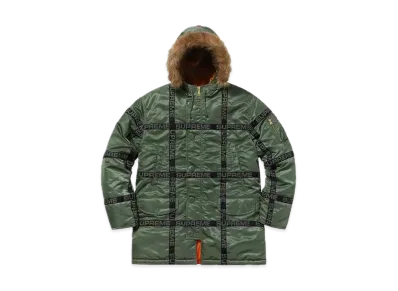 Supreme Logo Tape N-3B Parka "Olive"