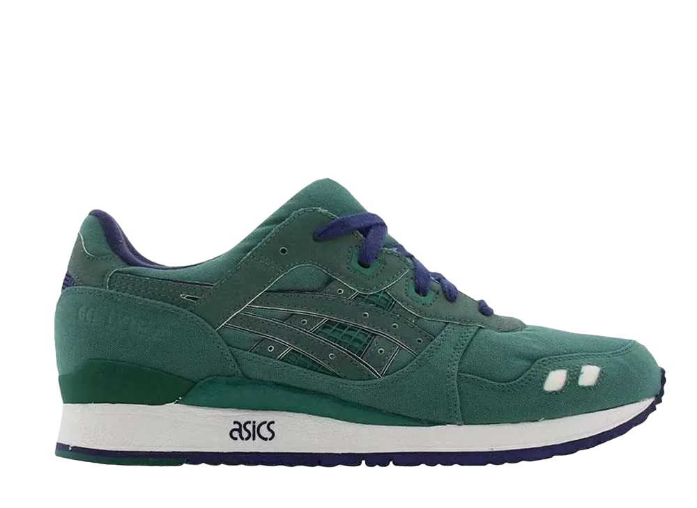 バイト × アシックス ゲルライト 3 "グリーン リング"