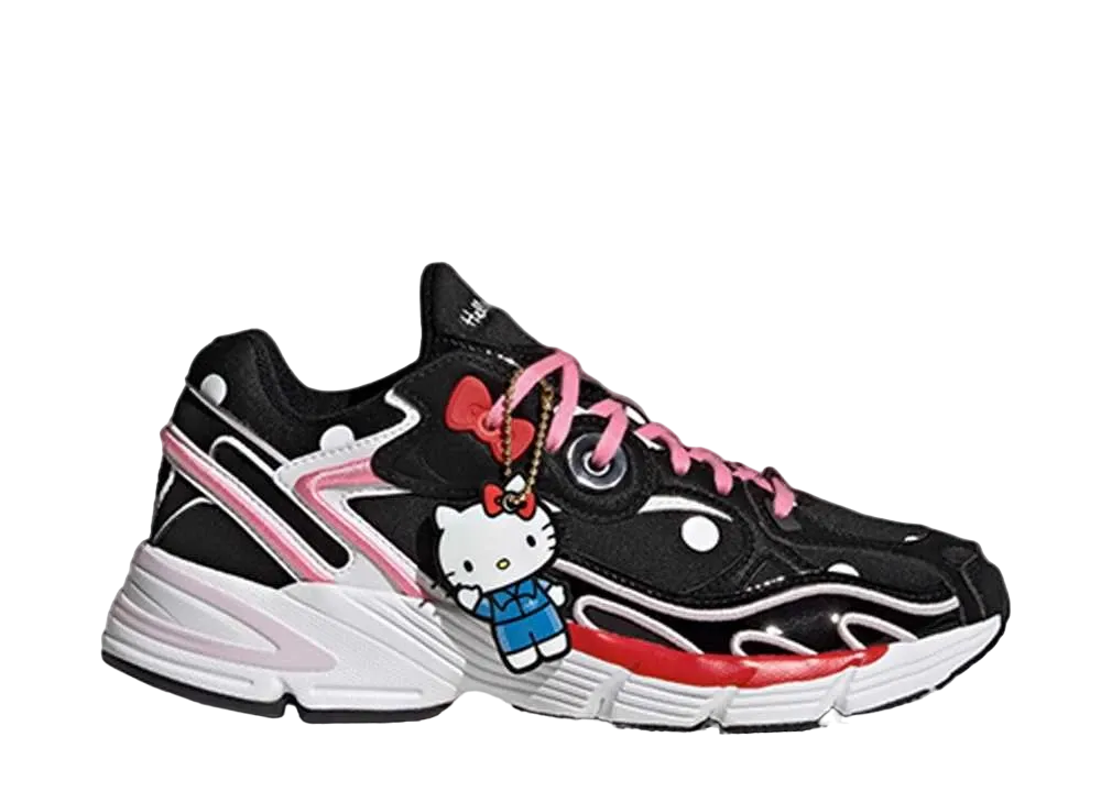 ハローキティ × アディダス ウィメンズ アスター  "コア ブラック/フットウェア ホワイト"