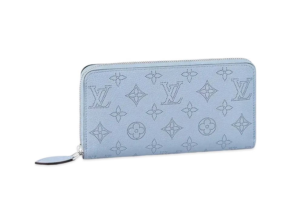 Louis Vuitton Zippy Wallet Monogram Mahina "Blue Horizon"