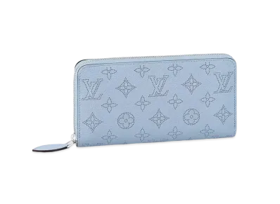 Louis Vuitton Zippy Wallet Monogram Mahina "Blue Horizon"