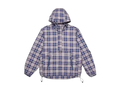 PALACE Deflector 1/2 Zip Jacket "Navy Check"