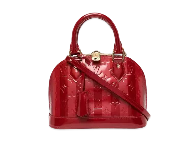 Louis Vuitton Rayure Alma BB Monogram Vernis "Pomme d'Amour"