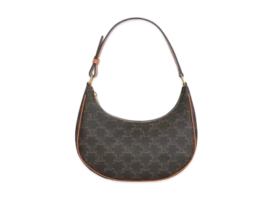 CELINE Ava Bag In Triomphe Canvas And Calfskin "Tan"