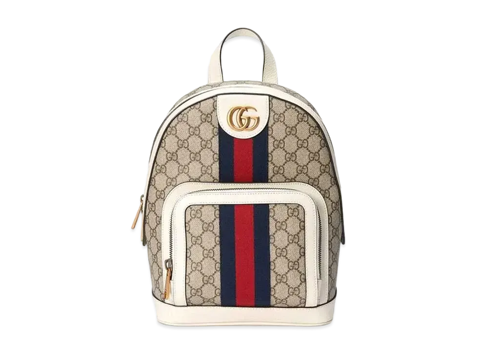 GUCCI Ophidia GG Supreme Backpack "Beige/Ebony/White"