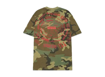Supreme Spiral Tee "Woodland Camo"