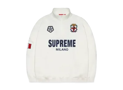 Supreme Milano Half Zip Pullover "White"