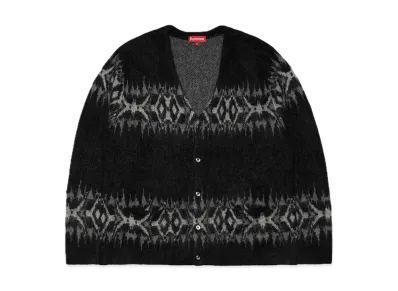 Supreme Abstract Stripe Cardigan "Black"