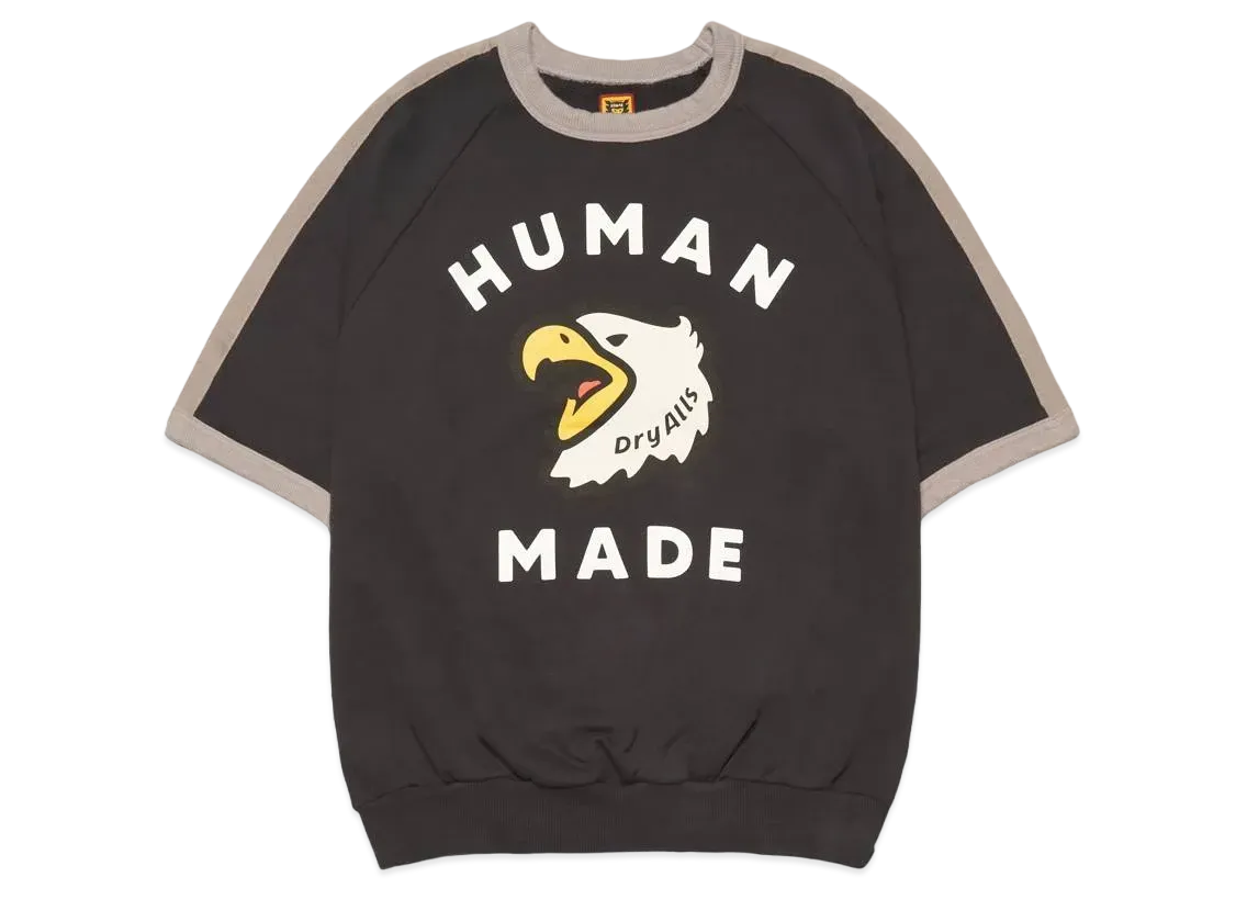 HUMAN MADE S/S SWEATSHIRT "Black"