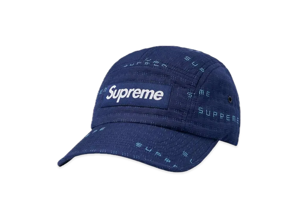 Supreme Stitch Jacquard Camp Cap "Navy"
