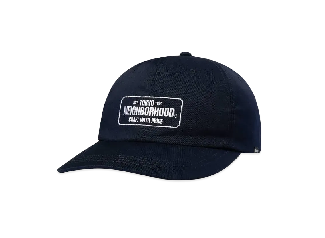 NEIGHBORHOOD Dad Cap . EC "Navy"