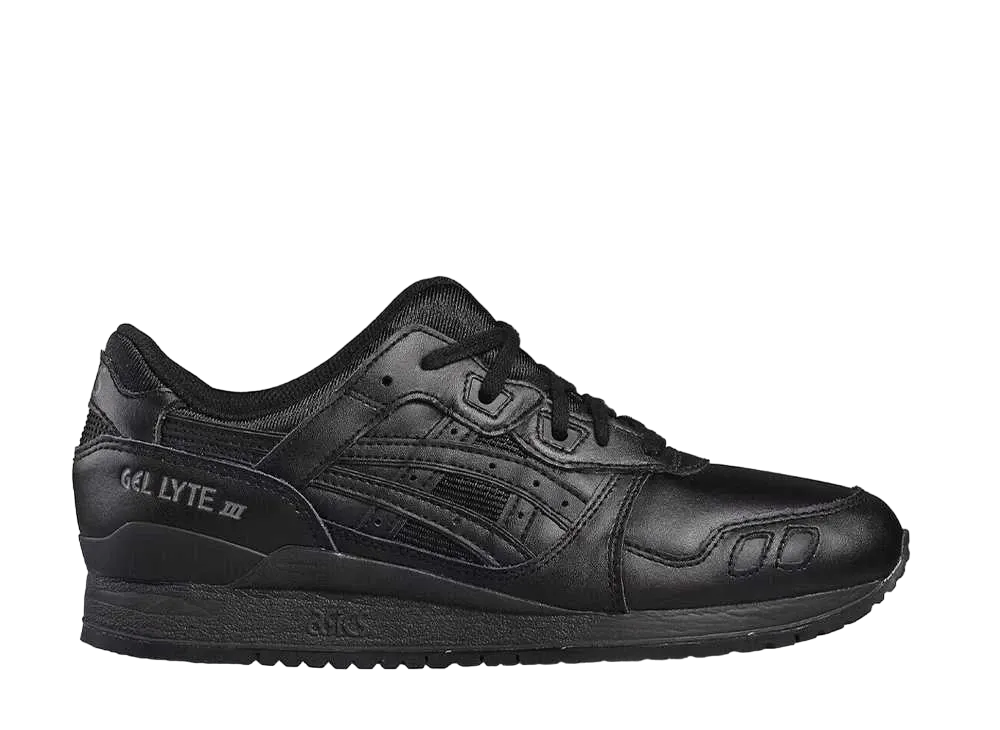 Asics Gel-Lyte III Leather "Triple Black"