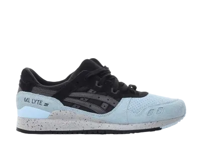 アシックス ゲルライト 3 "ブラック ライト ブルー スペックル グレイ"
