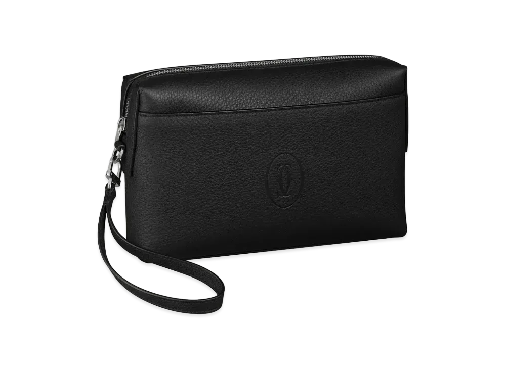 Cartier Square Pouch, Must De Cartier "Black"