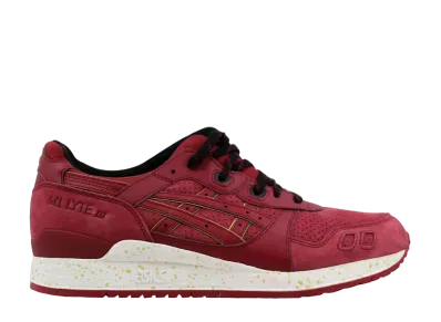 アシックス ゲルライト 3 "バーガンディ スペックル ミッドソール"
