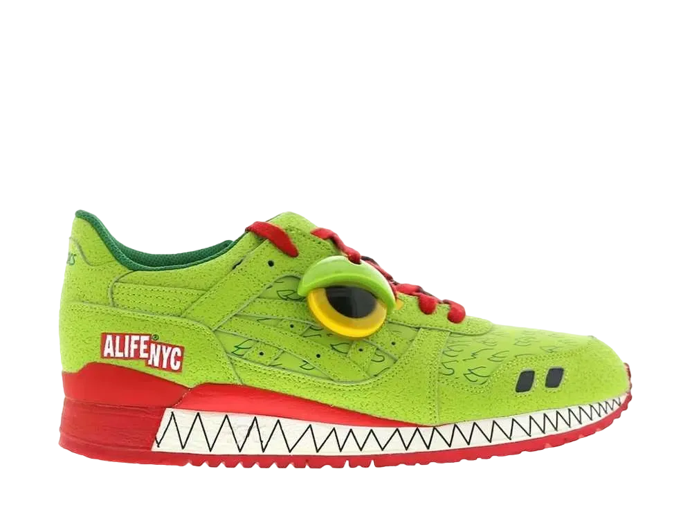 アシックス ゲルライト 3 "アライフ グリーン モンスター"