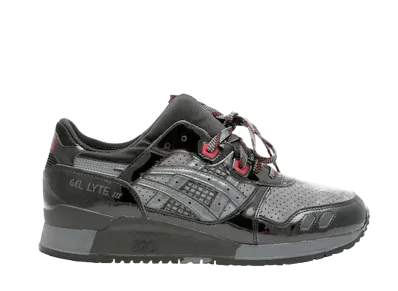 ロニー・ファイグ × デイビット × アシックス ゲルライト 3 "ブラック パテント ベイダー"